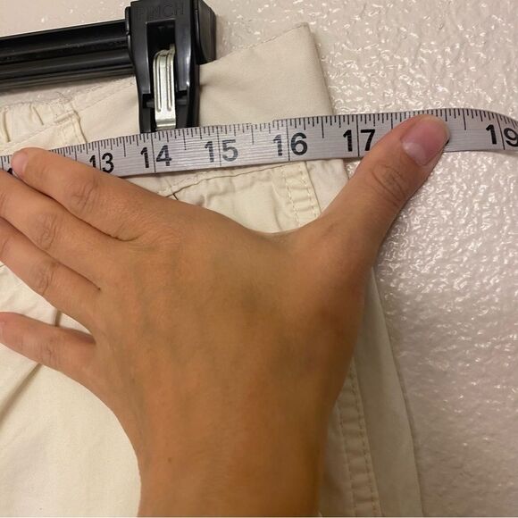 BDG Urban Outfitters white hi rise wide leg Cargo Pants womans 6 - Picture 9 of 13